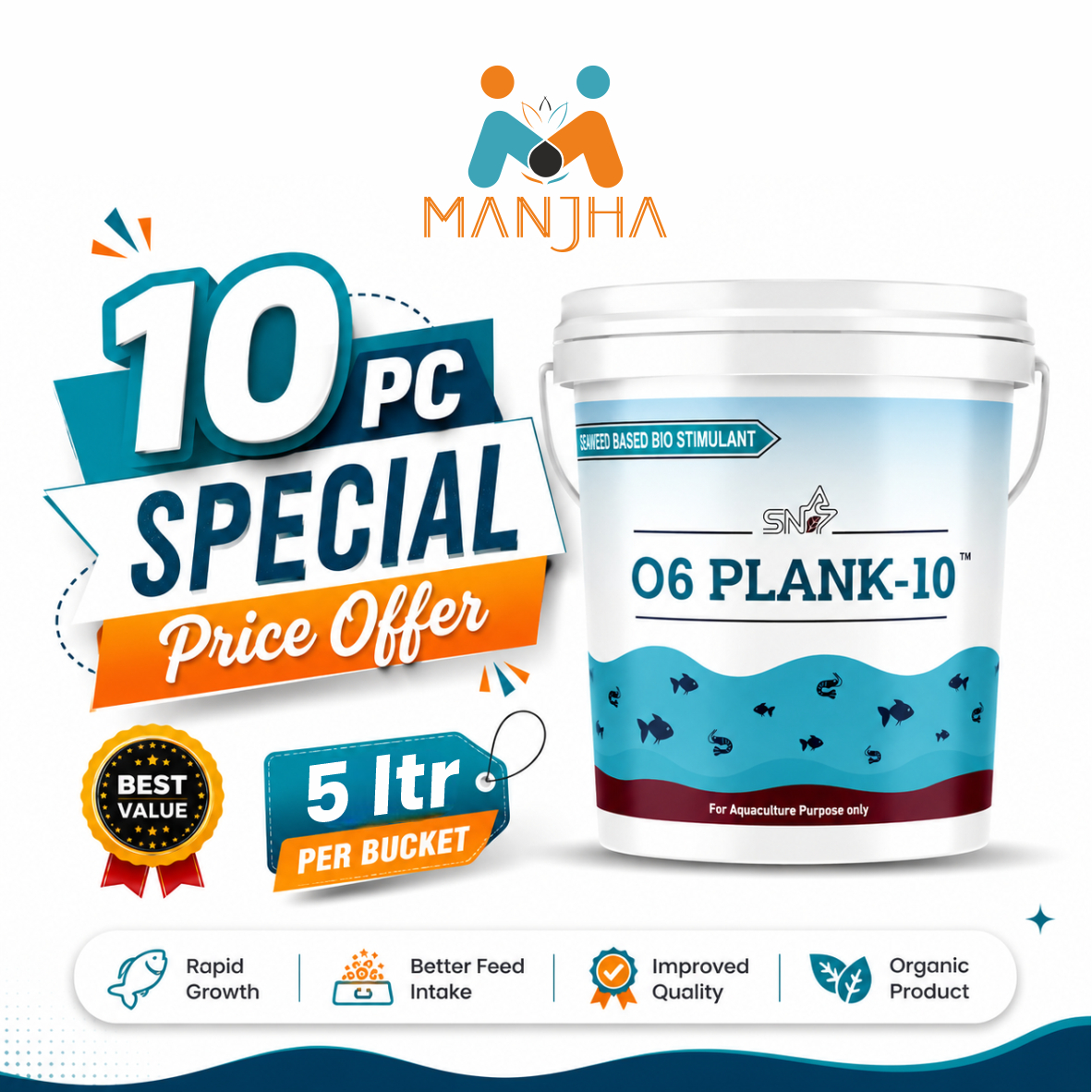 O6 PLANK-10  5Ltr (Pack of 10)