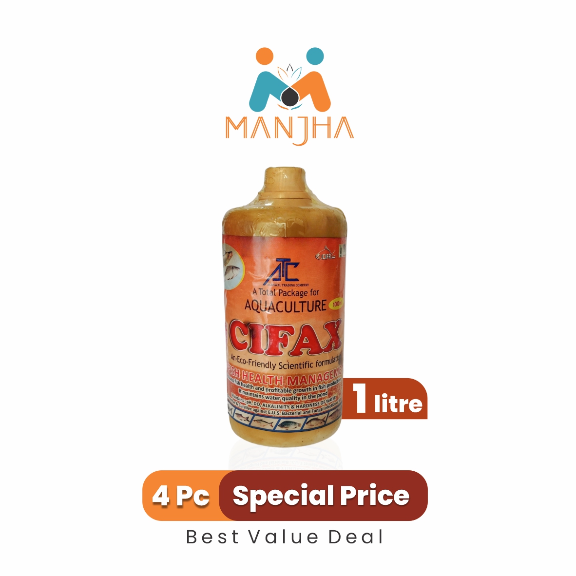 CIFAX 1 Ltr (Pack of 4)