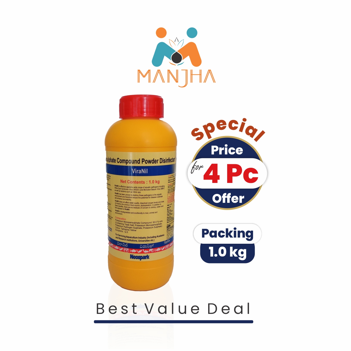 VIRANIL 1kg (Pack of 4)