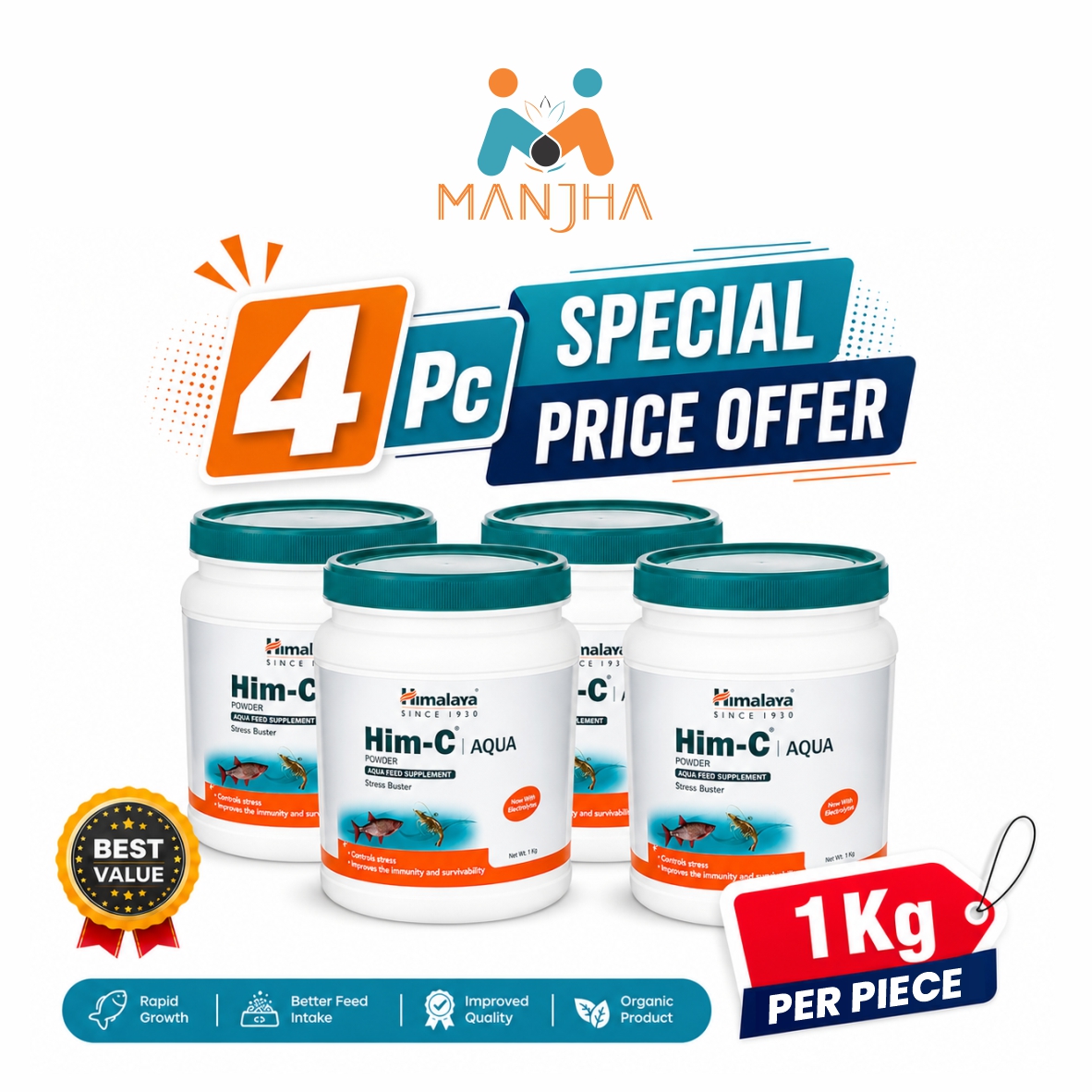 Him-C AQUA 1kg (Pack of 4)